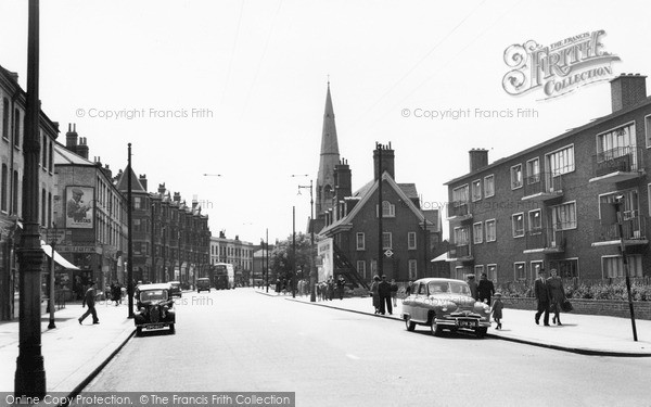 Photo of Wandsworth, St John's Hill c.1955