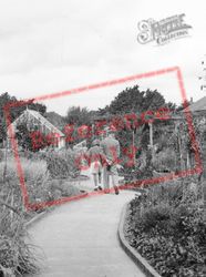 Gardens, Along The Path c.1955, Wannock