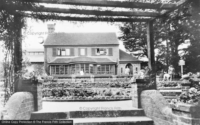 Photo of Wannock, Gardens, Terrace Entrance c.1955
