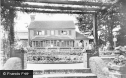 Gardens, Terrace Entrance c.1955, Wannock