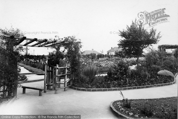 Photo of Wannock, Gardens, The Kissing Gate c.1955