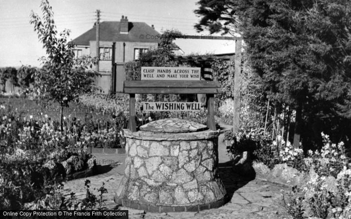 Photo of Wannock, Gardens, The Wishing Well c.1960