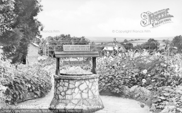 Photo of Wannock, Gardens, Wishing Well c.1955