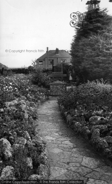 Photo of Wannock, Gardens, Wishing Well c.1955