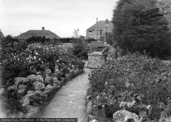 Photo of Wannock, Gardens, Wishining Well c.1955