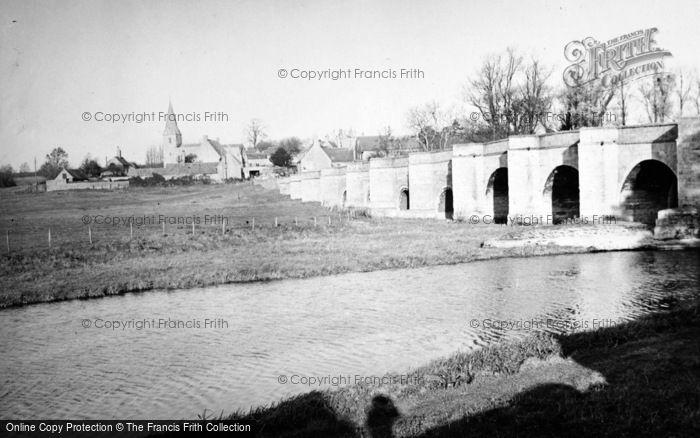 Photo of Wansford, Bridge Over The River Nene c.1950