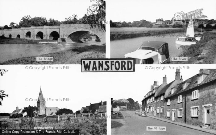 Photo of Wansford, Composite c.1955