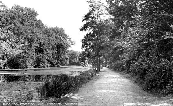 Photo of Wanstead, The Park, Ornamental Waters c.1955