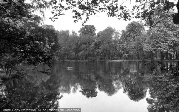 Photo of Wanstead, The Park, Ornamental Waters c.1955