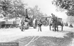 Workmen And Steam Roller In George Lane c.1910, Wanstead