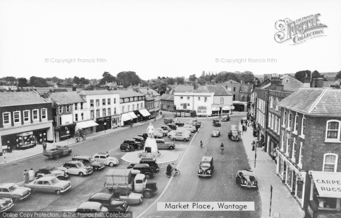 Photo of Wantage, Market Place c.1955