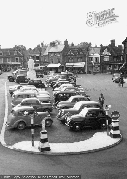 Photo of Wantage, Market Place Car Park 1958