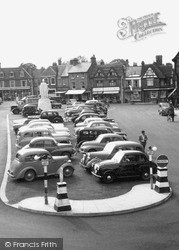 Market Place Car Park 1958, Wantage