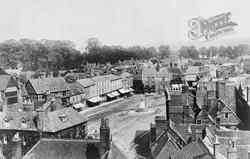 Market Place From The Church c.1890, Wantage