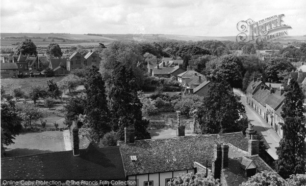Photo of Wantage, The Downs From The Church Tower c.1960