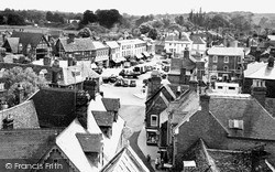 The Market Place From The Church Tower c.1960, Wantage