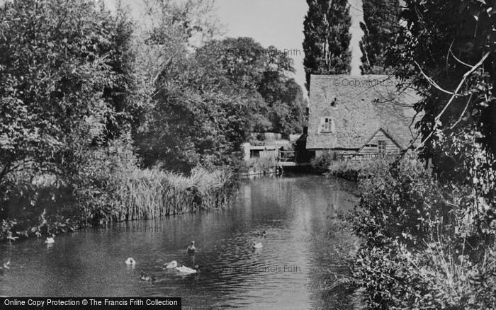 Photo of Wantage, The Mill Stream c.1955
