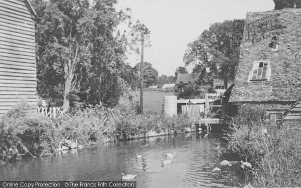 Photo of Wantage, The Mill Stream, Locks Lane c.1955