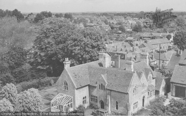 Photo of Wantage, The Vicarage From The Church Tower c.1960