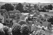 View From The Church Tower c.1960, Wantage