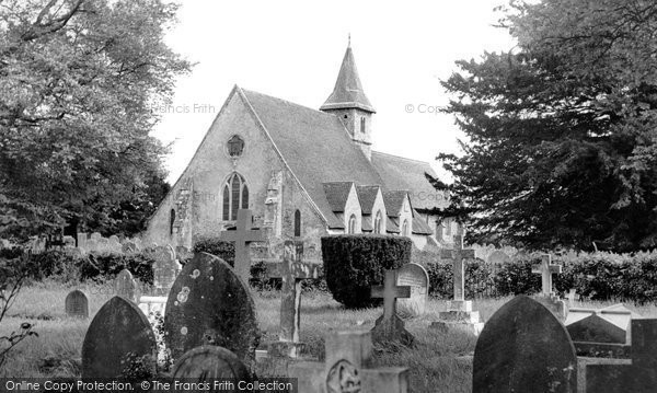 Photo of Warblington, St Thomas A'becket Church c.1955