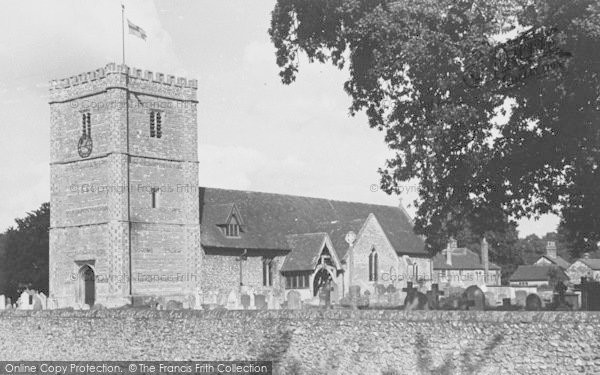 Photo of Warborough, The Church c.1955