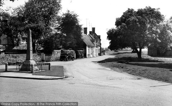 Photo of Warborough, The Memorial c.1960