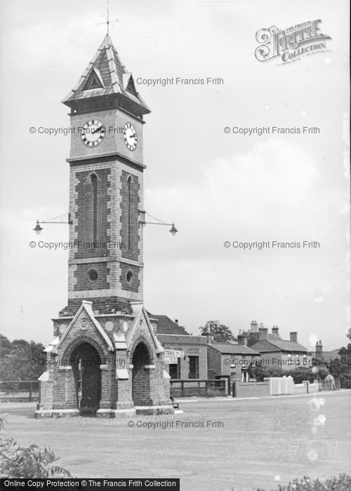 Photo of Warboys, The Jubilee Clock c.1955