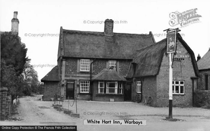 Photo of Warboys, White Hart Inn c.1939