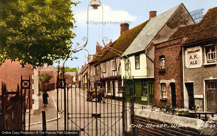 Photo of Ware, Crib Street c.1955