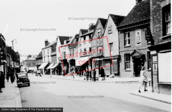 Photo of Ware, High Street c.1955