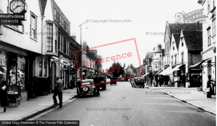 Photo of Ware, High Street c.1955