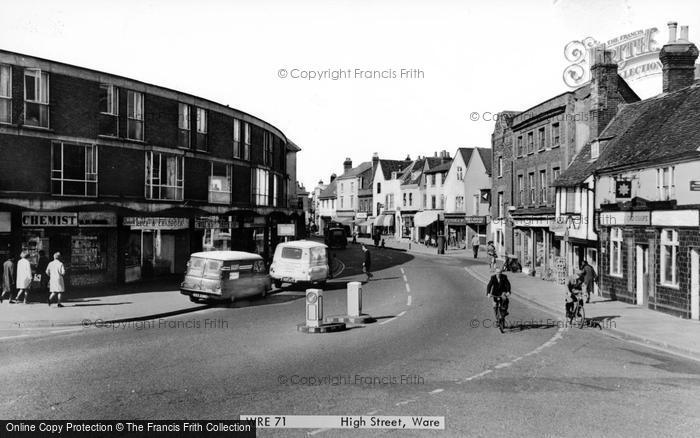 Photo of Ware, High Street c.1965