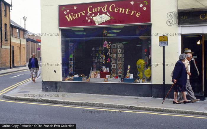 Photo of Ware, High Street, Card Shop c.2000