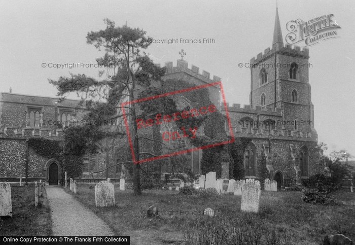 Photo of Ware, St Mary's Church 1925