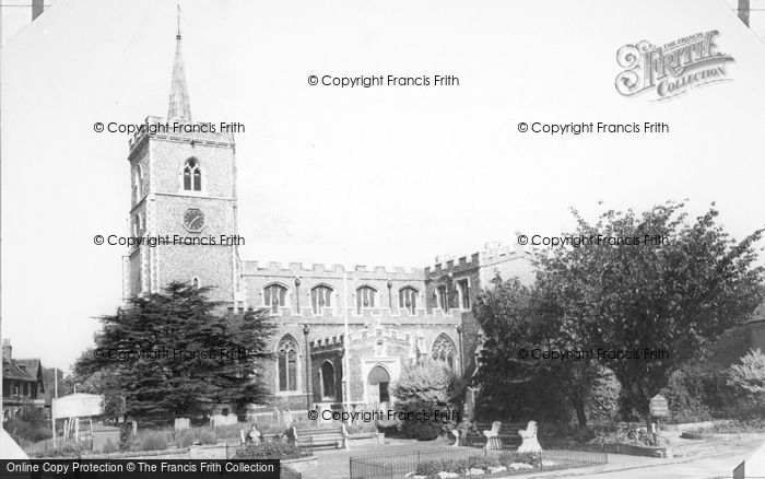 Photo of Ware, St Mary's Parish Church c.1955