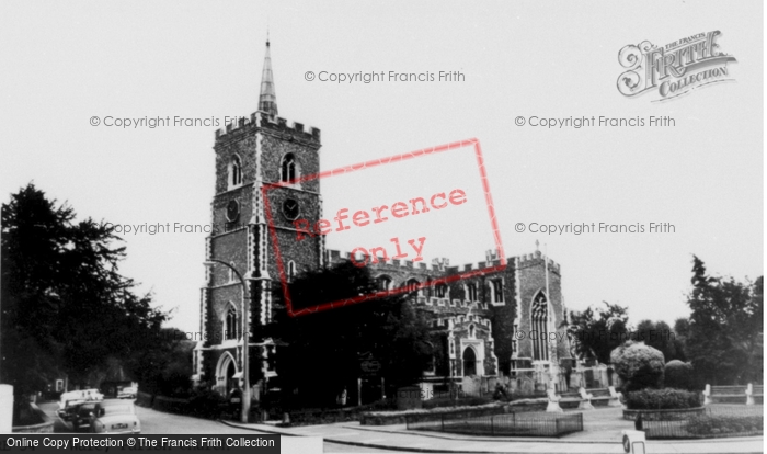 Photo of Ware, St Mary's Parish Church c.1960