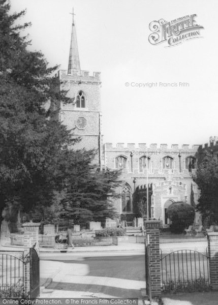 Photo of Ware, St Mary's Parish Church c.1965