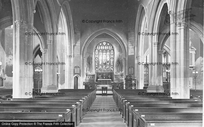 Photo of Ware, The Church Interior 1925