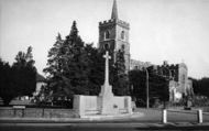 The Parish Church And Memorial c.1965, Ware