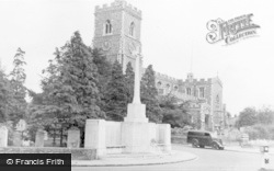 The Parish Church c.1955, Ware