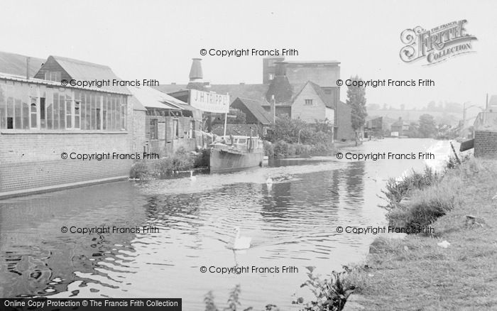 Photo of Ware, The River Alongside Viaduct Road c.1955