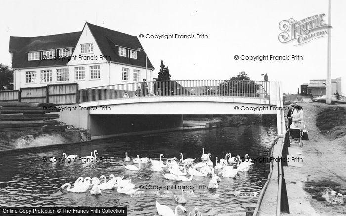 Photo of Ware, The River Lea And Bridge c.1965