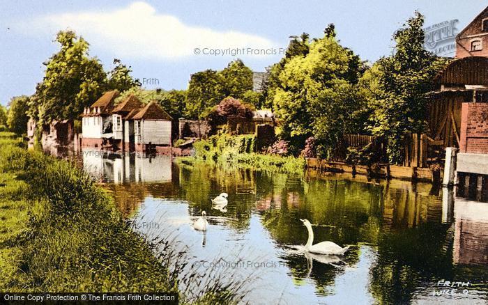 Photo of Ware, The River Lea c.1955