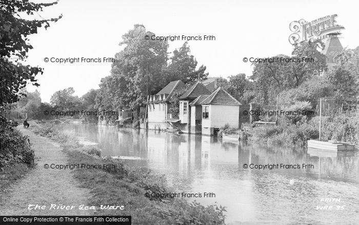 Photo of Ware, The River Lea c.1955