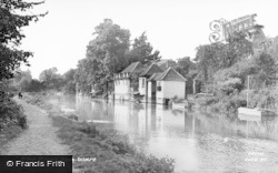 The River Lea c.1955, Ware
