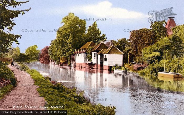 Photo of Ware, The River Lea c.1955