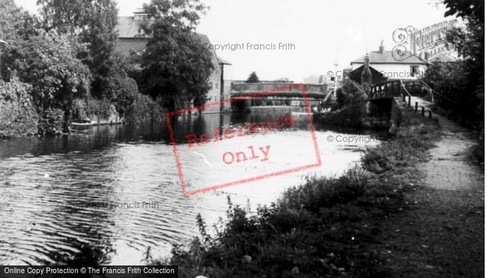 Photo of Ware, The River Lea c.1955