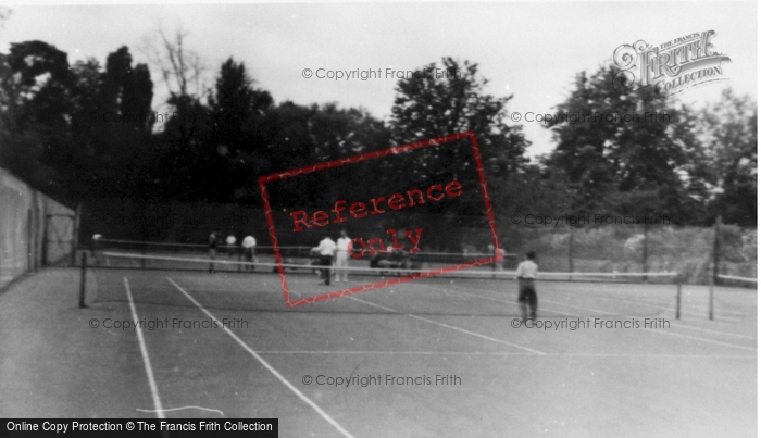 Photo of Ware, The Tennis Courts c.1955