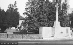 War Memorial c.1965, Ware